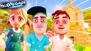 PLAYING AROUND THE OLD NEIGHBORHOOD AS THE NEIGHBORS KIDS! | Hello Neighbor Hide And Seek