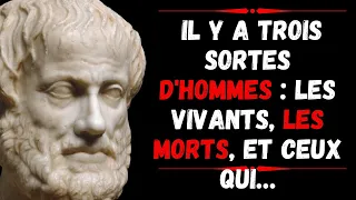 CITATIONS INOUBLIABLES et PUISSANTES de Aristote | Pensées sages