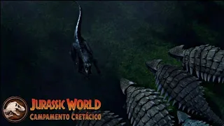 MANADA DE BUMPY VS SCORPION REX JURASSIC WORLD CAMP CRETACICO 3