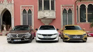 2018 Peugeot 508 vs 2018 Renault Talisman vs 2018 Volkswagen Arteon