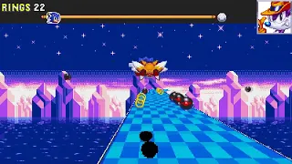 Sonic Triple Trouble 16-bit - All Special Stages!