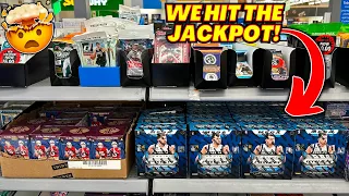 *WE HIT THE JACKPOT ON THIS SPORTS CARD HUNTING TRIP!🔥 + PRIZM MEGA BOX GALORE!🤯