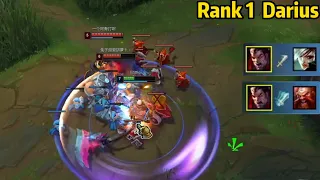 Rank 1 Darius: Do NOT Gank a Darius Main...