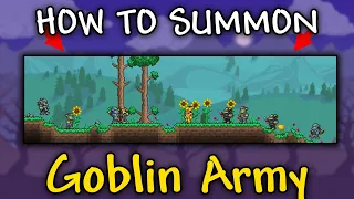 How to Summon Goblin Army in Terraria | Goblin Army Terraria