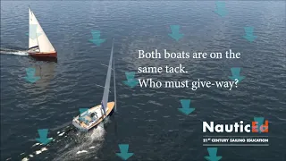 Sailing Rules Give-way Same Tack