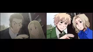 [MAD] Axis Powers Hetalia x Bacanno OP Parody Side by Side Comparison