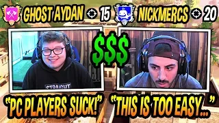 NICKMERCS & Ghost Aydan DOMINATE Tilted Towers Against PC Pros! (FALL SKIRMISH HIGHLIGHTS)