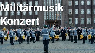 4 German military music bands play march music concert - massive musiccorps sound of Bundeswehr