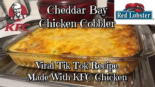 Red Lobster Cheddar Bay Chicken Cobbler Viral Tik Tok Recipe