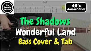 The Shadows - Wonderful Land - Bass cover with tabs