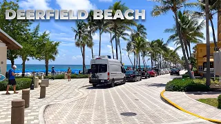 Walking Deerfield Beach, Florida in August 2022