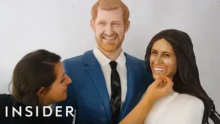 Life-Size Cakes Of Prince Harry And Meghan Markle To Celebrate The Royal Wedding