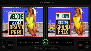 Super Monaco Gp (Arcade vs Sega Genesis) Side by Side Comparison