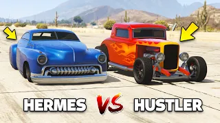 GTA 5 ONLINE - HUSTLER VS HERMES (WHICH IS FASTEST?)