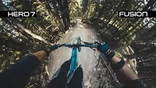 HERO7 HyperSmooth vs GoPro Fusion - Whistler A-Line (4K)