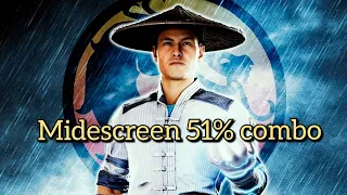 Mortal Kombat 1 Raiden 51% midscreen 1 bar combo