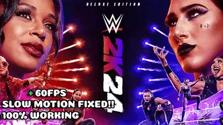 WWE 2K24 Slow Motion Lag Fix | How to Fix Lag for any Low End Pc | 100% Working!!