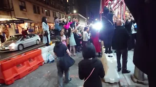 Fans waiting for YOSHIKI after his Carnegie Hall show in NYC (10/28/2023)