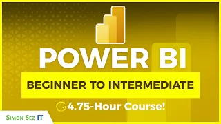 Microsoft Power BI Beginner to Intermediate Course: 4+ Hours Data Visualization Training