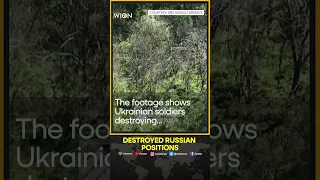 Ukrainian soldiers destroy Russian positions in Bakhmut | WION Shorts