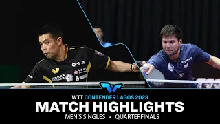 Dimitrij Ovtcharov vs Chuang Chih Yuan | MS QF | WTT Contender Lagos 2023