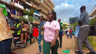 Uncensored and Busy Street Scenes in Kampala City Uganda