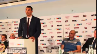 WLADIMIR KLITSCHKO v TYSON FURY FULL & UNCUT PRESS CONFERENCE FROM DUSSELDORF (GERMANY)