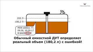 Датчик уровня топлива DUT E 2Bio - реакция на посторонние примеси в баке