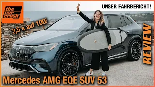 Mercedes AMG EQE SUV (2023) Fahrbericht mit dem ersten Elektro SUV aus Affalterbach! Review | Test