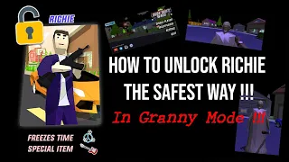Dude Theft Wars How To Unlock Richie in Granny Mode !!! 🤔🤔🤔