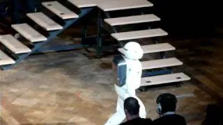 Asimo trying to go up stairs