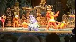 WALT DISNEY WORLD ANIMAL KINGDOM OPENING DAY 4/22/98 JUNGLE BOOK STAGE SHOW