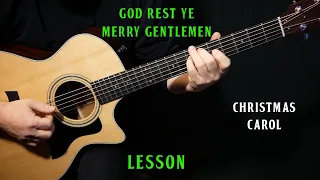 how to play "God Rest Ye Merry Gentlemen" on guitar | acoustic guitar lesson tutorial