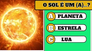 QUÃO BOM É O SEU CONHECIMENTO GERAL❓ 🤔FAÇA ESTE QUIZ DE 40 PERGUNTAS PARA DESCOBRIR!😏