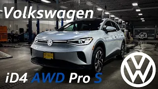 VW iD4 AWD Pro S review! First test drive. VW iD4 vs Audi Q4 e-tron?