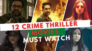 Top 12 Best crime thriller movies | Indian crime thriller movies | Suspense thriller movies