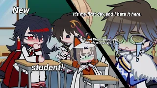 a new student! | nijsanji en | luxiem | gacha club |