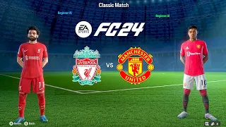 EA Sports FC 24 | LIVERPOOL vs MANCHESTER UNITED | GAMEPLAY (PS5, Xbox Series X)