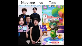 Maytree Vs Tom || Subway surfers #shorts  #promosm check description