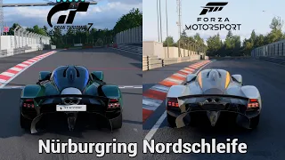 GT7 Vs Forza Motorsport 8 Comparison - Nürburgring Nordschleife & Replay [PS5 & XSX]