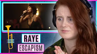 Vocal Coach reacts to RAYE - Escapism. (Live at Metropolis Studios)