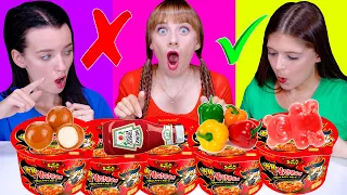 ASMR Noodles Challenge | Eating Sounds LiLiBu