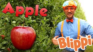 Learning Healthy Eating With Blippi - Apples Factory | Educational Videos For Kids