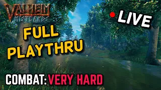 Valheim LIVE Multiplayer | Very-Hard Combat | Ep01