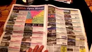 ASMR - Page turning - #53 - Newspaper Plus Bonus Coupon Clipping - no talking