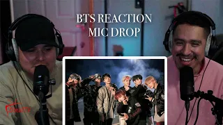 RAPPERS FIRST TIME LISTENING TO BTS MIC DROP REACTION