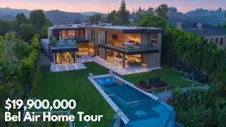 Inside a STUNNING $20M Bel Air Luxury Property | Los Angeles Home Tour