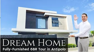 House Tour AT1 • Inside a FULLY-FURNISHED 6 Bedroom DREAM Home  • Antipolo House and Lot for Sale