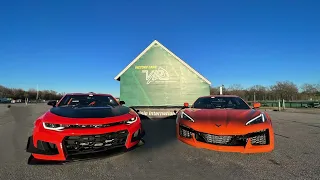 2023 Corvette C8 Z06 vs Camaro ZL11LE at VIR from C8 Z06 PDR