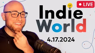 Live Reaction! Indie World Showcase 4.17.2024 - Nintendo Switch